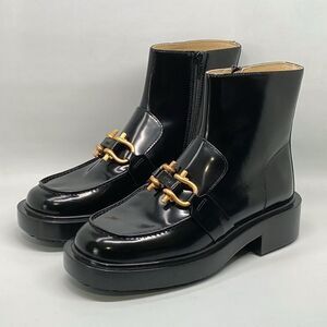 Bottega Veneta Monsieur glossed-leather ankle boots size 40